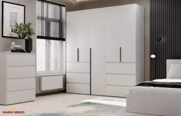 Шкаф распашной комбинированный 5-дверный Art In Head №3 Light 200 см Шкаф распашной комбинированный 5-дверный Art In Head №3 Light 200 см