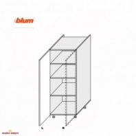 Пенал правый 60П/1420 Pro Blum Миллениум WG