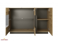 Комод з вітриною 3D2W/138 Arco