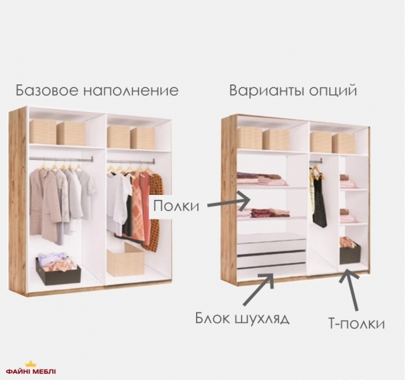 Шкаф 6дв Империя 1