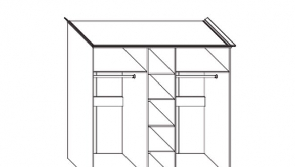 Шкаф 5Д с зеркалом Полина Новая 2