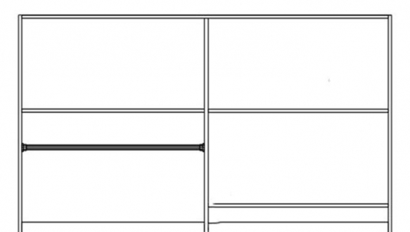 Шкаф 4Д с зеркалом Кармен Новая Люкс 3