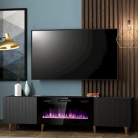 Тумба ТВ 180 EF Pafos с электрокамином
