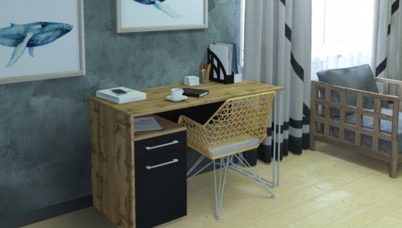 Компьютерный стол Orion Black Левый/Правый 2