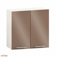 Шкаф верхний В70.72.2Д/В70.92.2Д Крашеный высокий глянец с печатью