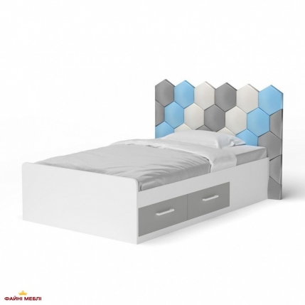 Кровать Холидей с мягкой панелью соты 12