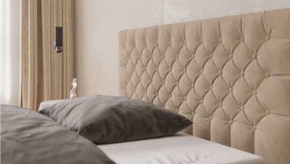 Ліжко м'яке з натурального дерева ArborDrev Каліфорнія Сосна 1