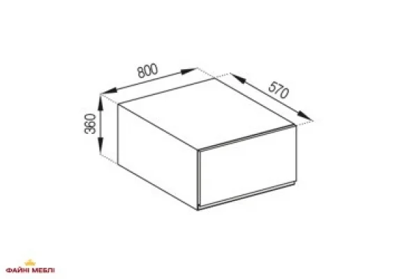 Антресоль А 80 (570) Милана