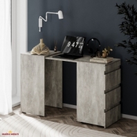 Стол письменный с комодом Art in Head Molli / Молли Ателье светлый