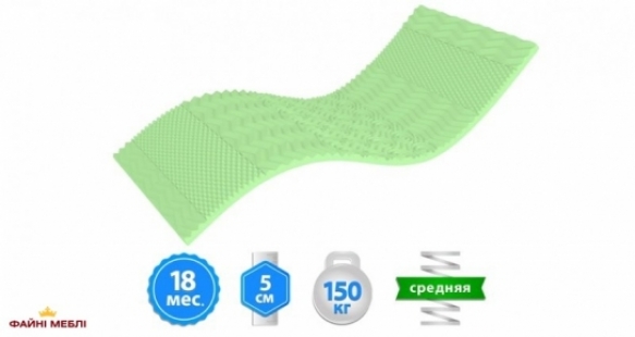 Матрас топпер TOP GREEN / ТОП ГРИН