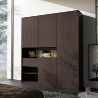 Шкаф Морели RS-2 2 дверный венге темный 150 см