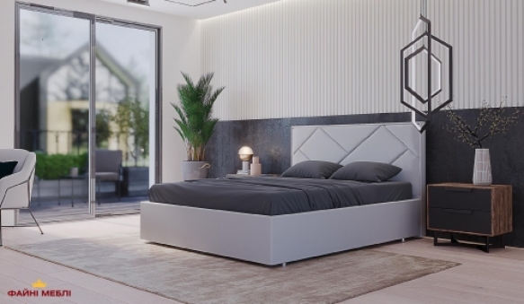 Кровать мягкая Городок Камила с подъемным механизмом