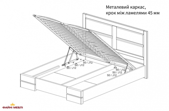 Кровать Рената Д с подъемным механизмом 10
