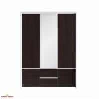 Шафа BRW Poland Kaspian 3 дверна каштан 154 см