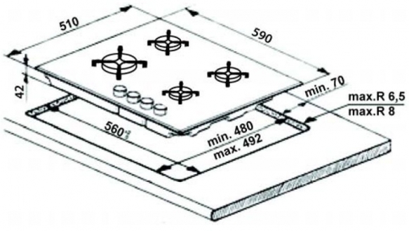 Whirlpool GOR6414/WH 0
