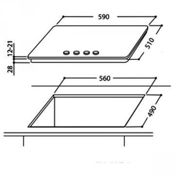 Whirlpool GMF 6422/IXL 3