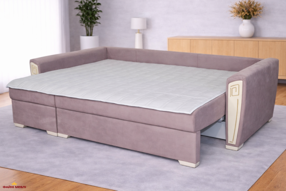 Кутовий диван розкладний єврокнижка Бейліс Люкс Меблі Стиль 270 х 220 см 2