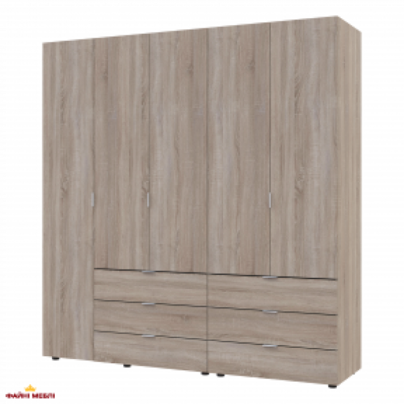 Шафа Дорос Гелар дуб сонома 5 дверна 193,7 см