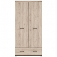 Шкаф SZF2D1S BRW Poland Ronse 2 дверный дуб санремо 98 см