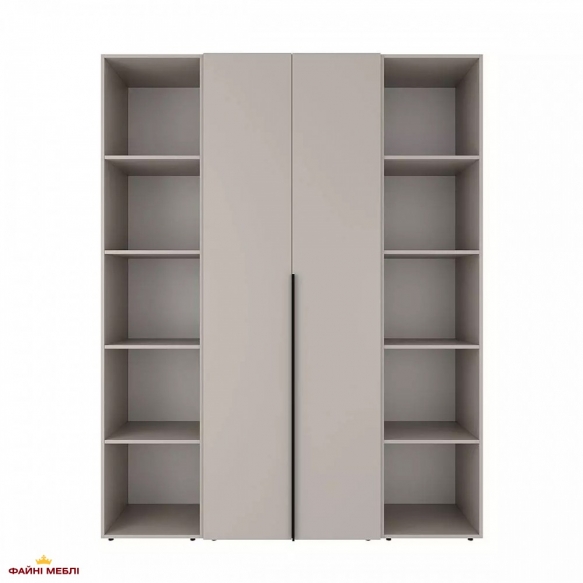 Шкаф распашной комбинированный двухдверный Art In Head №15 Light, ширина 160 см 5 Шкаф распашной комбинированный двухдверный Art In Head №15 Light, ширина 160 см 5