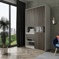 Шкаф Морели RS-1 2 дверный белый 125 см