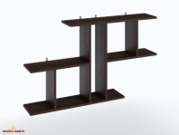 Полка настенная венге темный T8