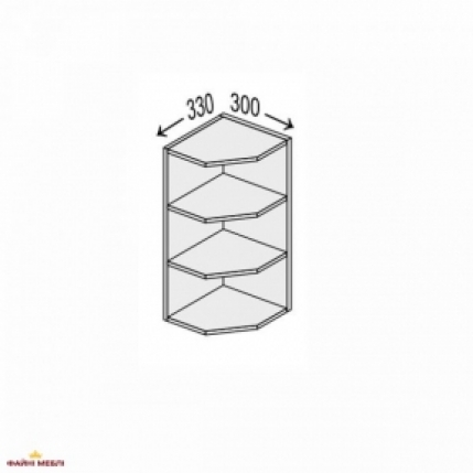 Секция верхняя 30ВЗК/720 Окончание Угловое Глори