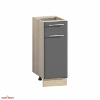 Тумба нижняя Н30.82.1Я1Д Хай-Тек глянец перламутр