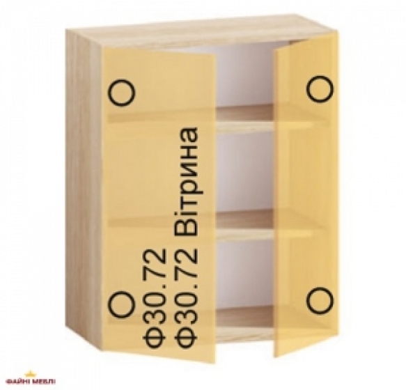 Шкаф верхний В60.72.2СК/В60.92.2СК Софт