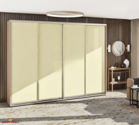Шкаф-купе 4м четырехдверное стекло фотопечать