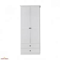 Шкаф 2D2S Mebelbos Brandson 2 дверный белый 81 см 