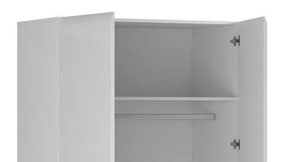 Шкаф SZF2D/19/11 BRW Poland Azteca trio 2 дверный белый 105 см 3
