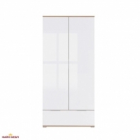 Шафа SZF2D1S ВМК Украіна Злата 2 дверна білий 91 см