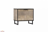 Тумба для обуви дуб гранж песочный F-0004 Форте