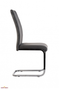 Стілець S-118 сірий велюр