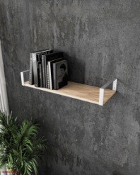 Полка настенная сонома/белый XR21