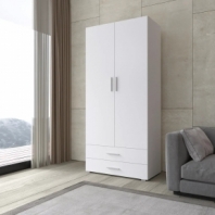 Шкаф Морели SТ0002 2 дверный белый 100 см