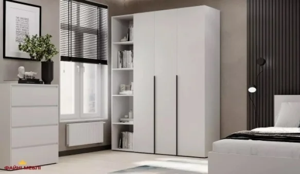 Шафа комбінована трьохдверна Art in Head №16 Light / Лайт 160 см