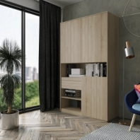 Шкаф Морели RS-1 2 дверный сонома 125 см