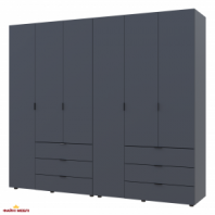 Шафа Дорос Гелар графіт 6 дверна 232,5 см