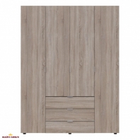 Шафа Дорос Гелар дуб сонома з Етажеркою 4-х дверна 193,2 см