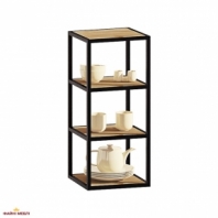 Тумба верхняя В30.72 металл.открытая Лофт глянец