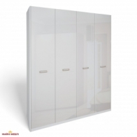 Шкаф 4Д Миромарк Белла 4 дверный белый 183 см