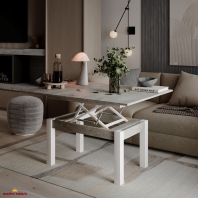 Стіл-трансформер B-Fly Ательє світлий/Білий