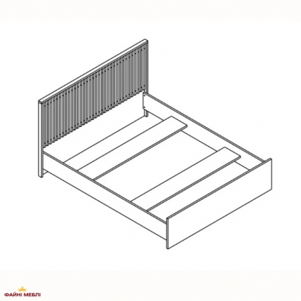 Кровать LOZ160 Брус 0