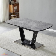 Стол Gustaf (160-200 см) Bora Grey Glossy