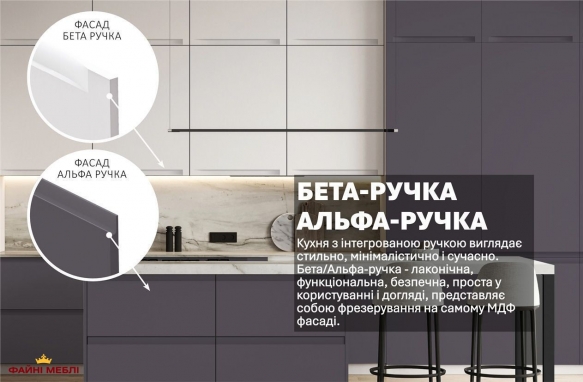 Модульная кухня Омега ручка 7