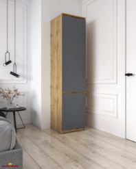 Шафа Морелі Т217 аппалачі/антрацит з полицями 50 см