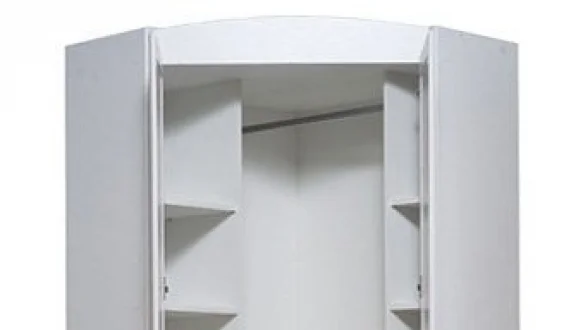 Шкаф кутовая SZFN2D Гербор Салерно 2 дверный белый 98 см 0