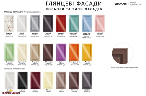  Модульная кухня Диамант 1